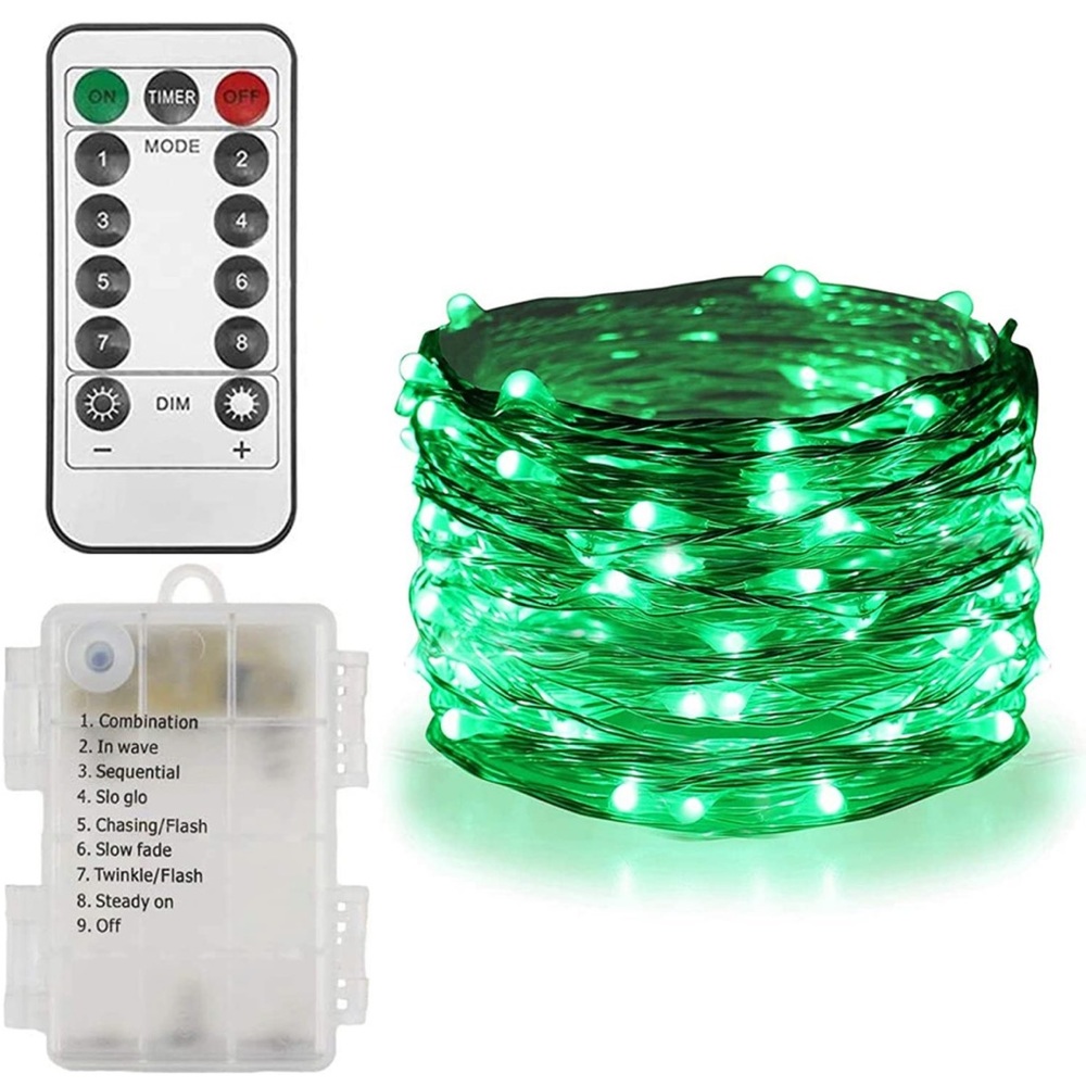 St Patrick Day fairy lights